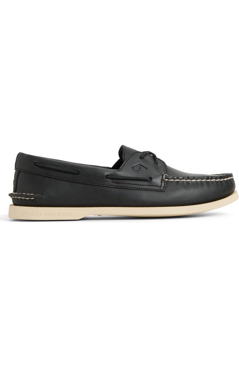 Sperry Authentic Original 2-Eye Lug Sole Boat Shoe, Alternate, color, Black