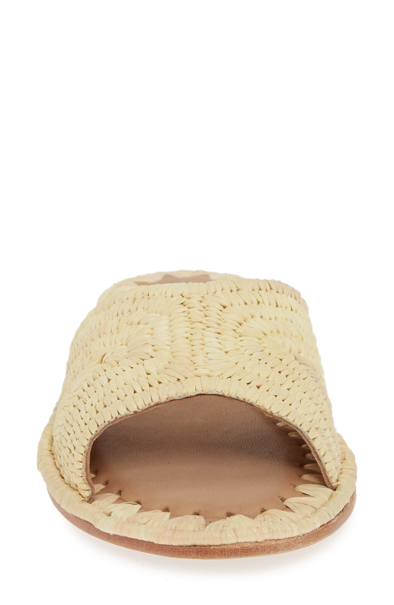 Jeffrey Campbell Dane Raffia Slide Sandal, Alternate, color, 