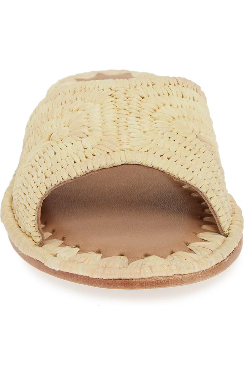 Jeffrey Campbell Dane Raffia Slide Sandal, Alternate, color,