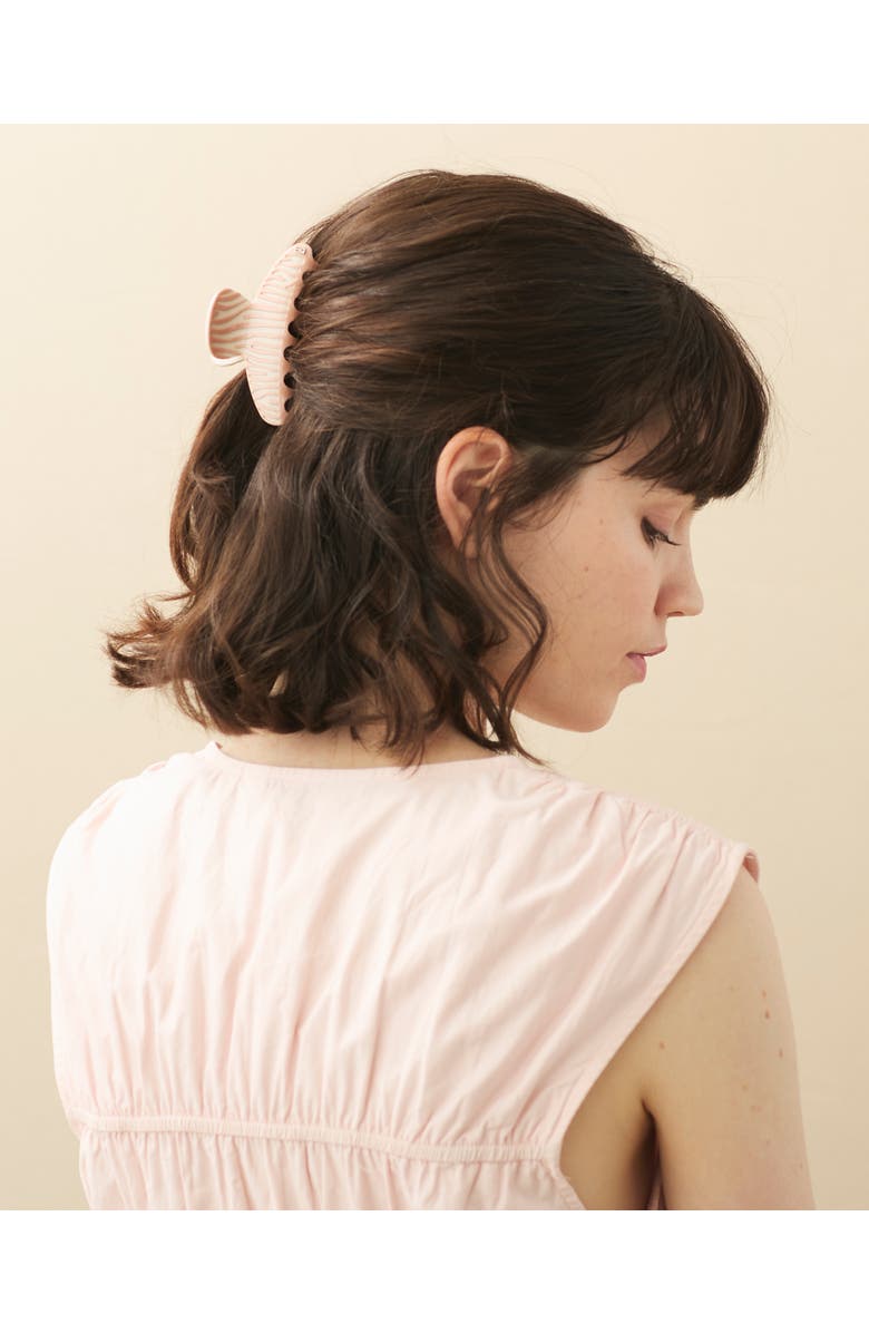 Alexandre de Paris Sauvage acetate hair clip, Alternate, color, Pink