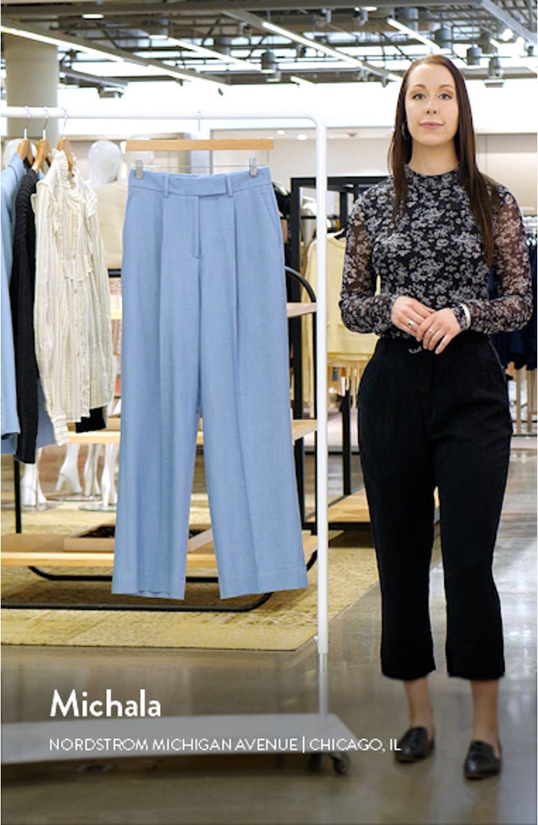 June High Waist Wide Leg Pants, sales video thumbnail