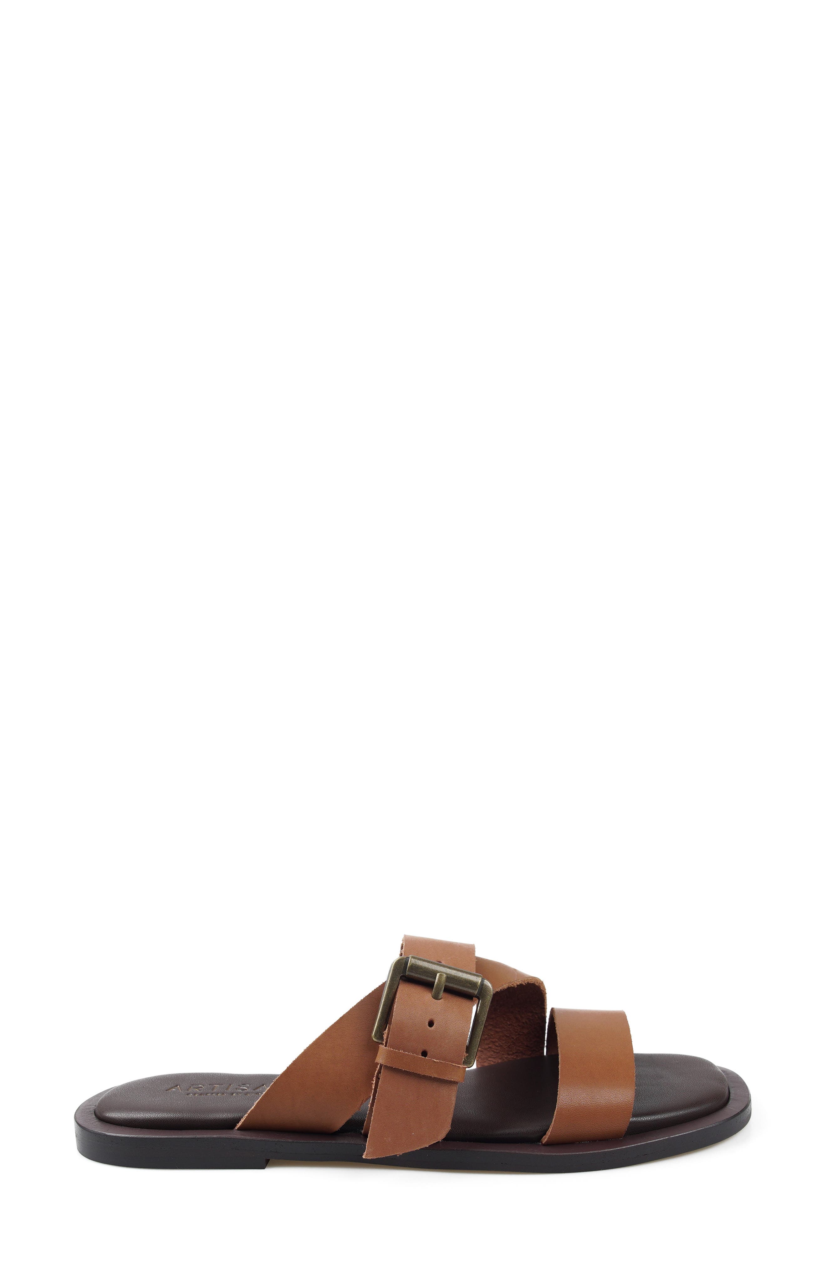 Maranello Slide Sandal, Alternate, color, TAN LEATHER