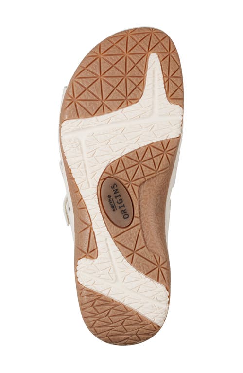 Earth Women's Sinci Fisherman Flat Slip-on Sandals In Ivory