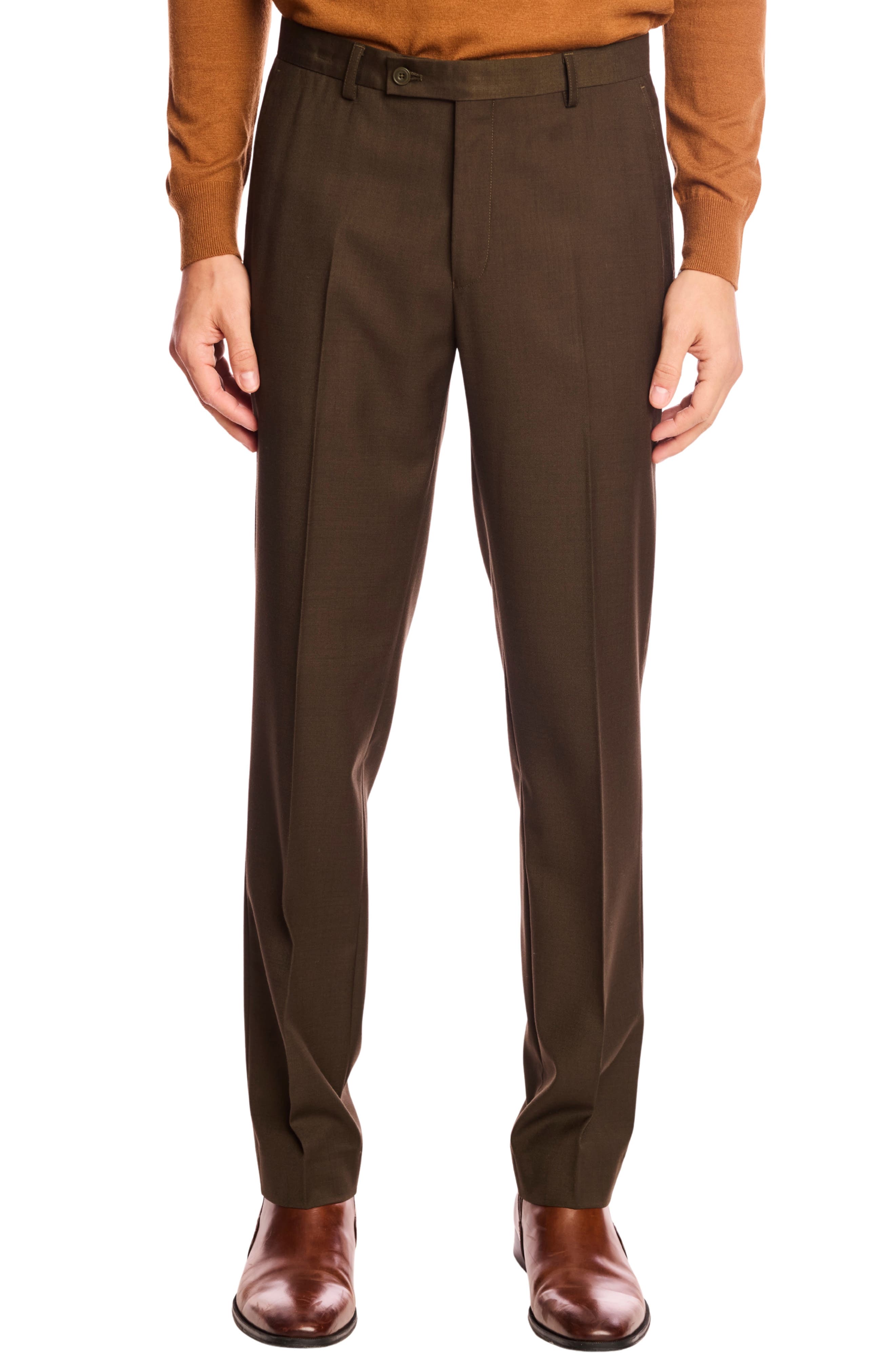 PAISLEY & GRAY Downing Slim Fit Flat Front Dress Pants
