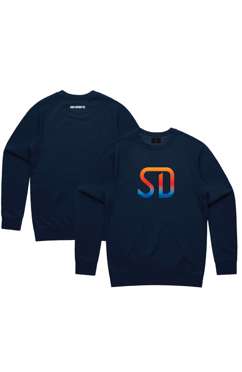 Peace Collective Unisex Peace Collective  Navy San Diego FC Pullover Sweatshirt, Main, color, 