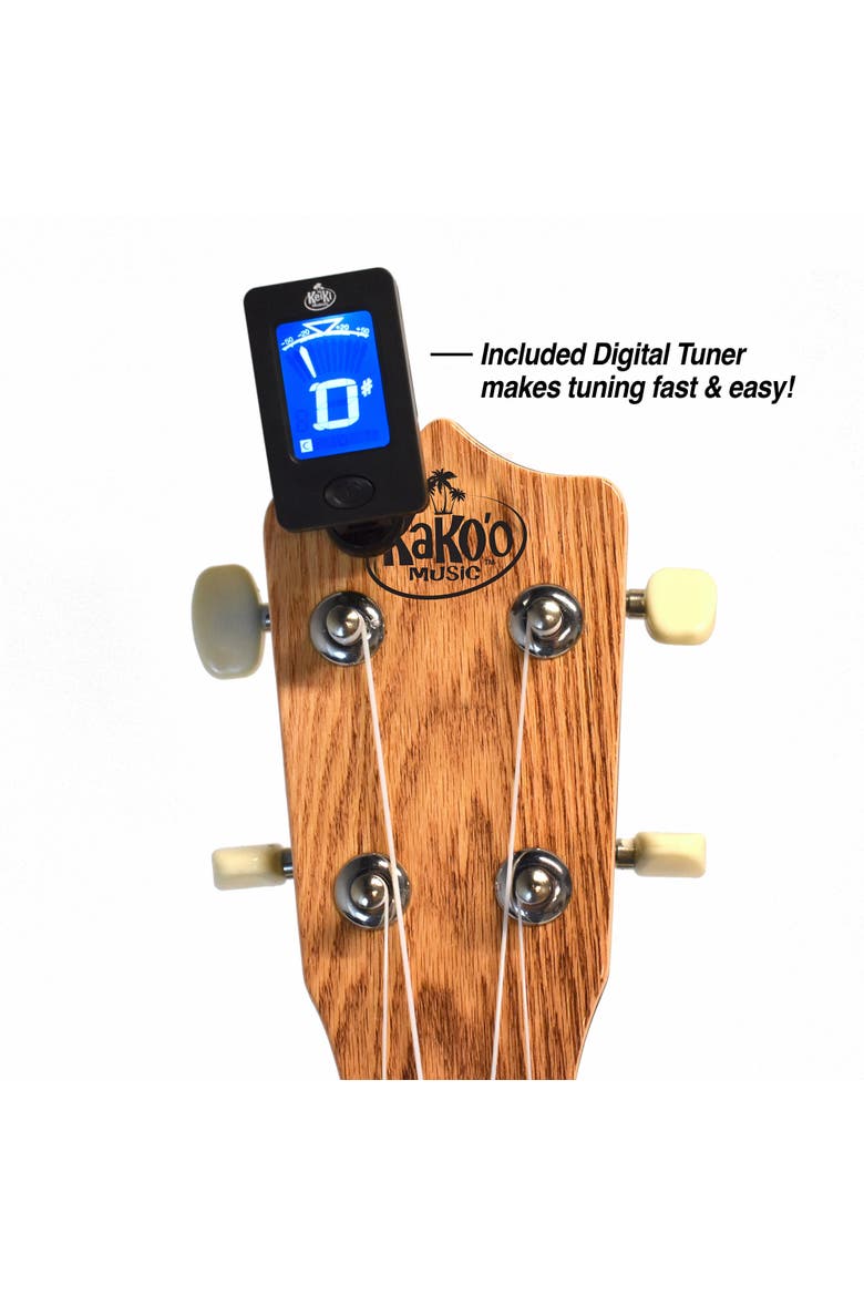 Kako'O 21" Professional Wooden Ukulele Set Sandalwood, Alternate, color, Multicolored