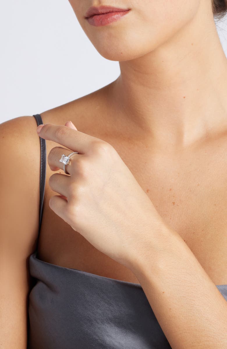 Nordstrom Radiant Cubic Zirconia Ring, Alternate, color, 