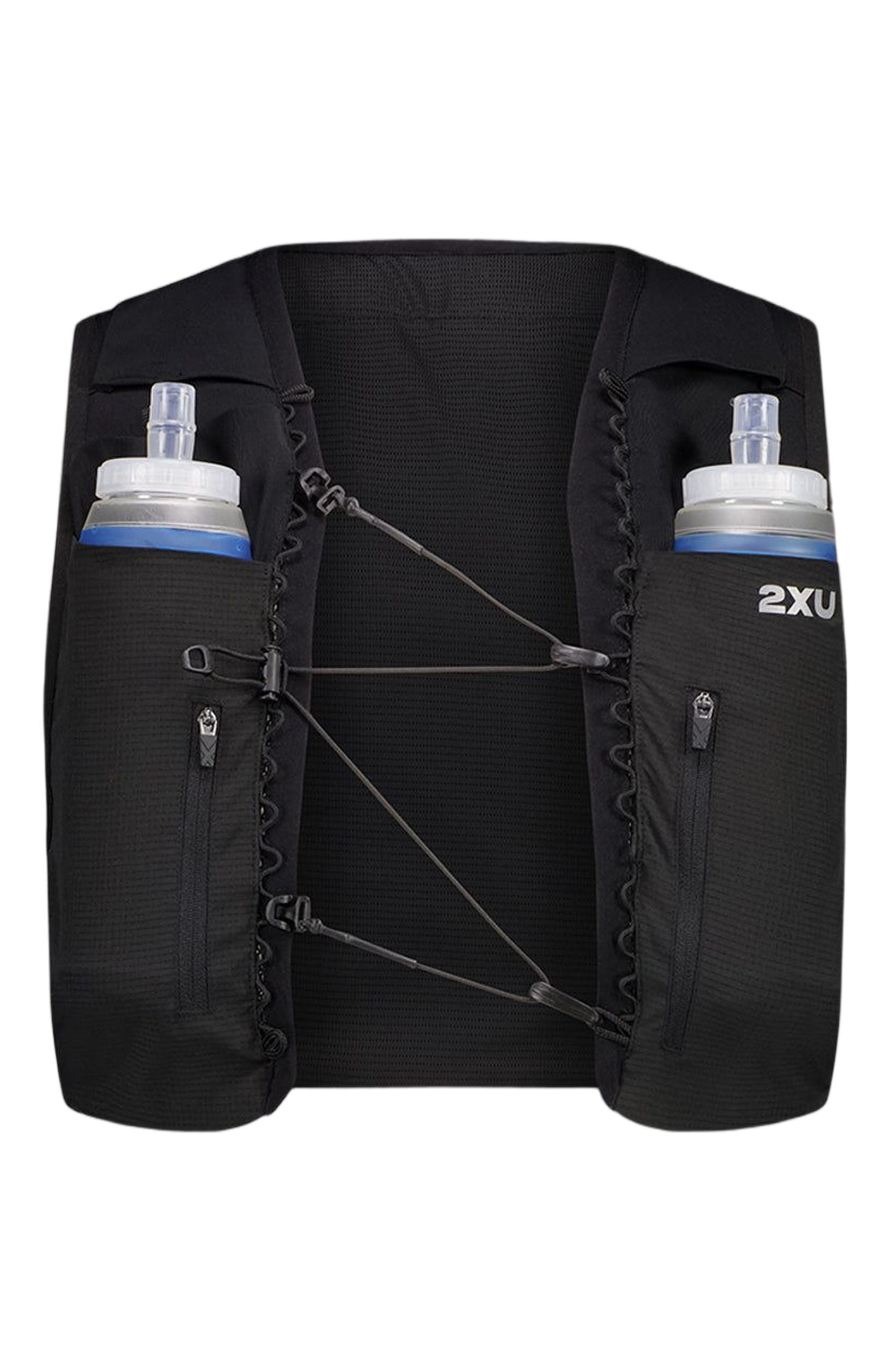 2XU Run Hydration Vest, Alternate, color, Black/Silver Reflective