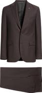 AllSaints Rawdon Peak Lapel Slim Fit Wool Suit