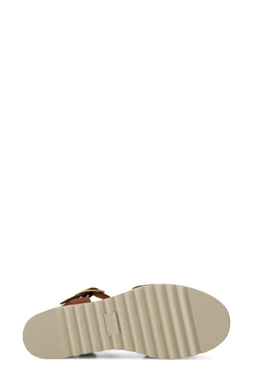 Toms Diana Platform Wedge Sandal In Brown