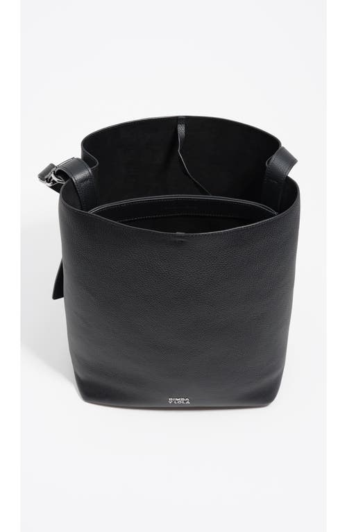 Bimba Y Lola High Leather Carlino Bag In Black