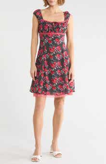 Emma Lace Trim Minidress