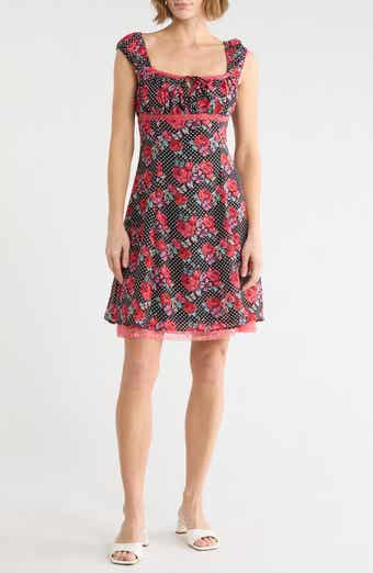 Emma Lace Trim Minidress