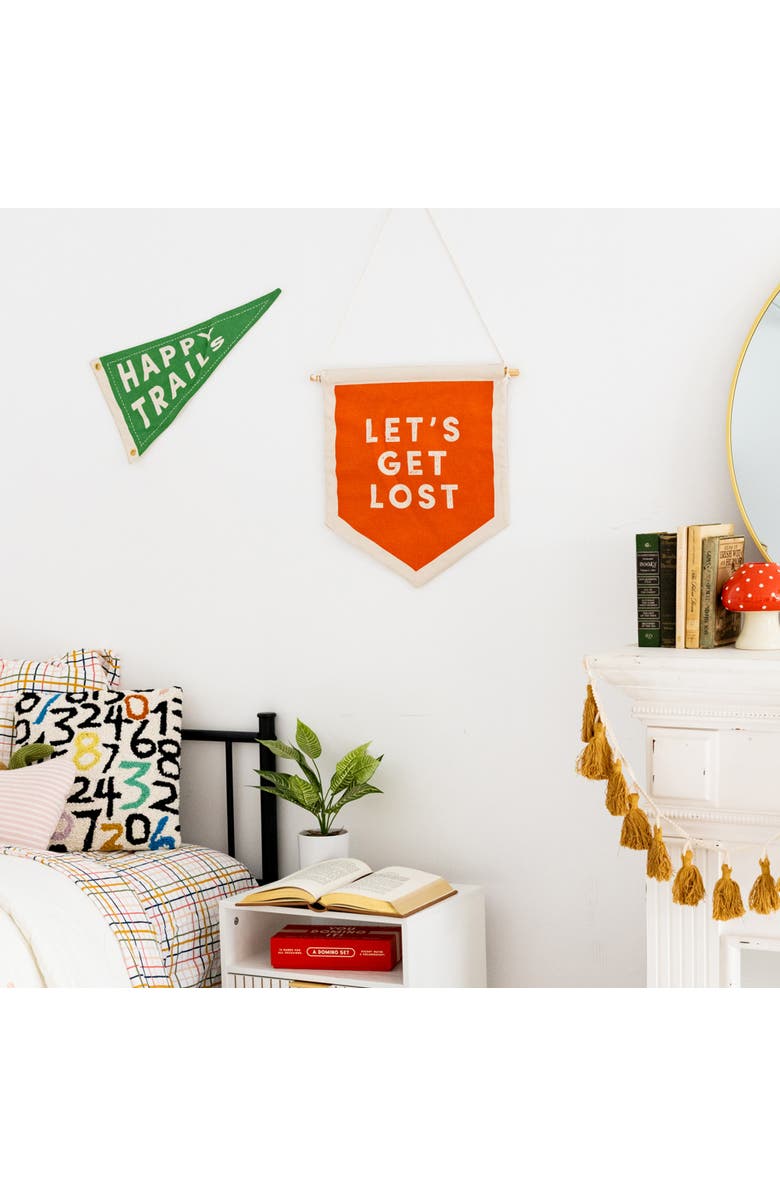 Daydream Society Camp Explorer Lets Get Lost Canvas Banner, Alternate, color, Assorted Pre-Pack