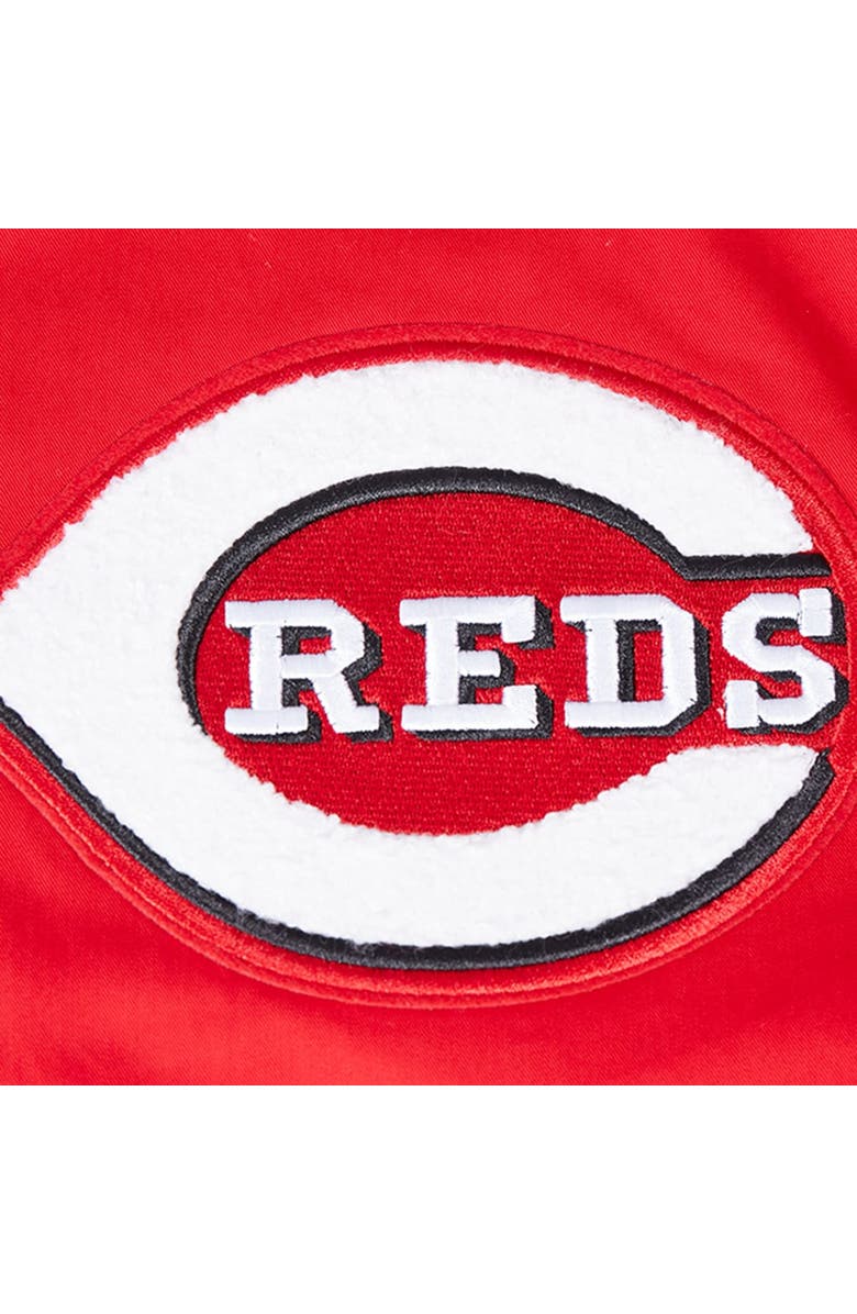 PRO STANDARD Men's Pro Standard Red Cincinnati Reds Area Code Twill Full-Zip Jacket, Alternate, color, Red