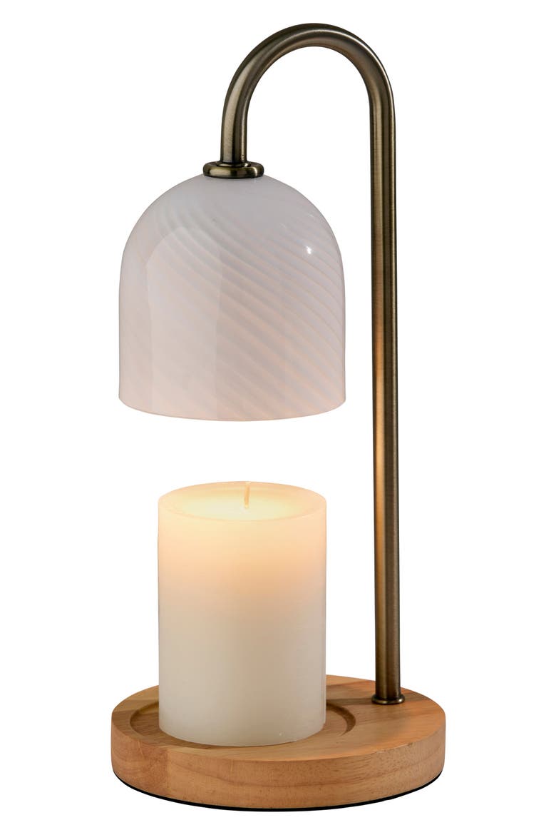 Alcott Candle Warmer Lamp, Alternate, color, ANTIQUE BRASS