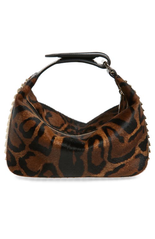 Christian Louboutin Funky Dopp Bengali Print Genuine Calf Hair Top Handle Pouch In Multi