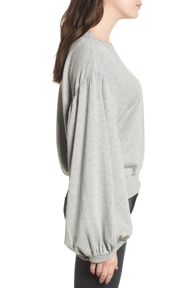 BP. Puff Sleeve Sweatshirt, Alternate, color,