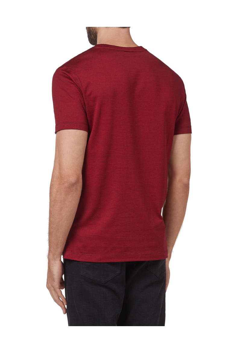 T-Shirt Round Neck Lion Men, Alternate, color, red