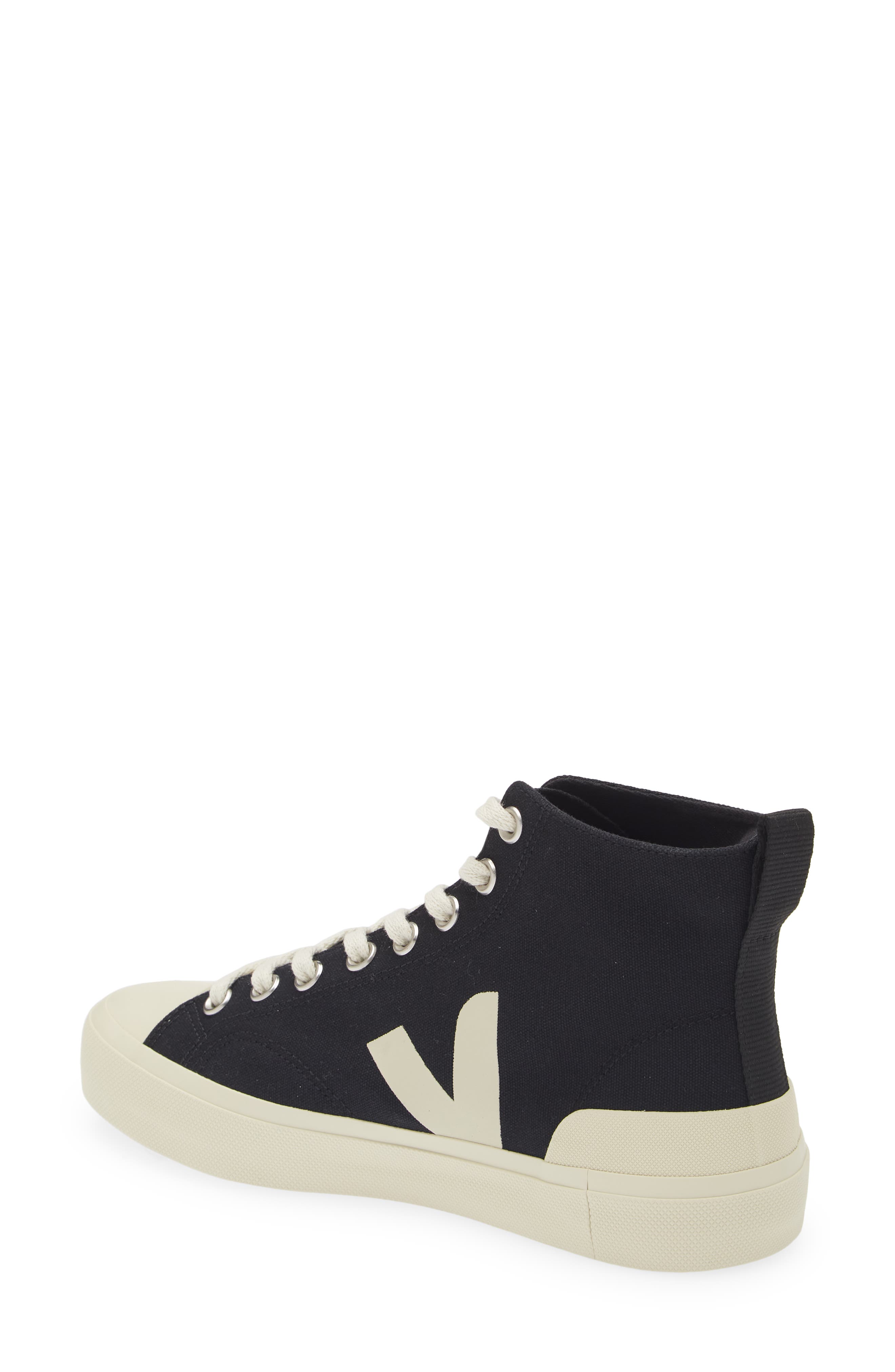 Veja Wata II High Top Sneaker, Alternate, color, Black Pierre