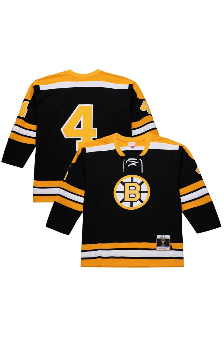 Men's Bobby Orr Black Boston Bruins 1971-72 Power Play Jersey, Main, color, Black