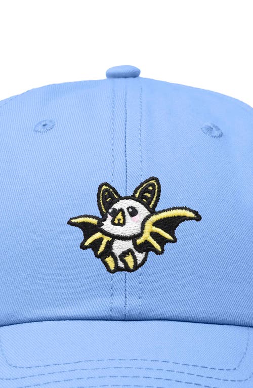 Dalix Honduran Bat Embroidered Dad Hat In Light Blue
