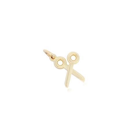 Mini Gold Scissor Charm