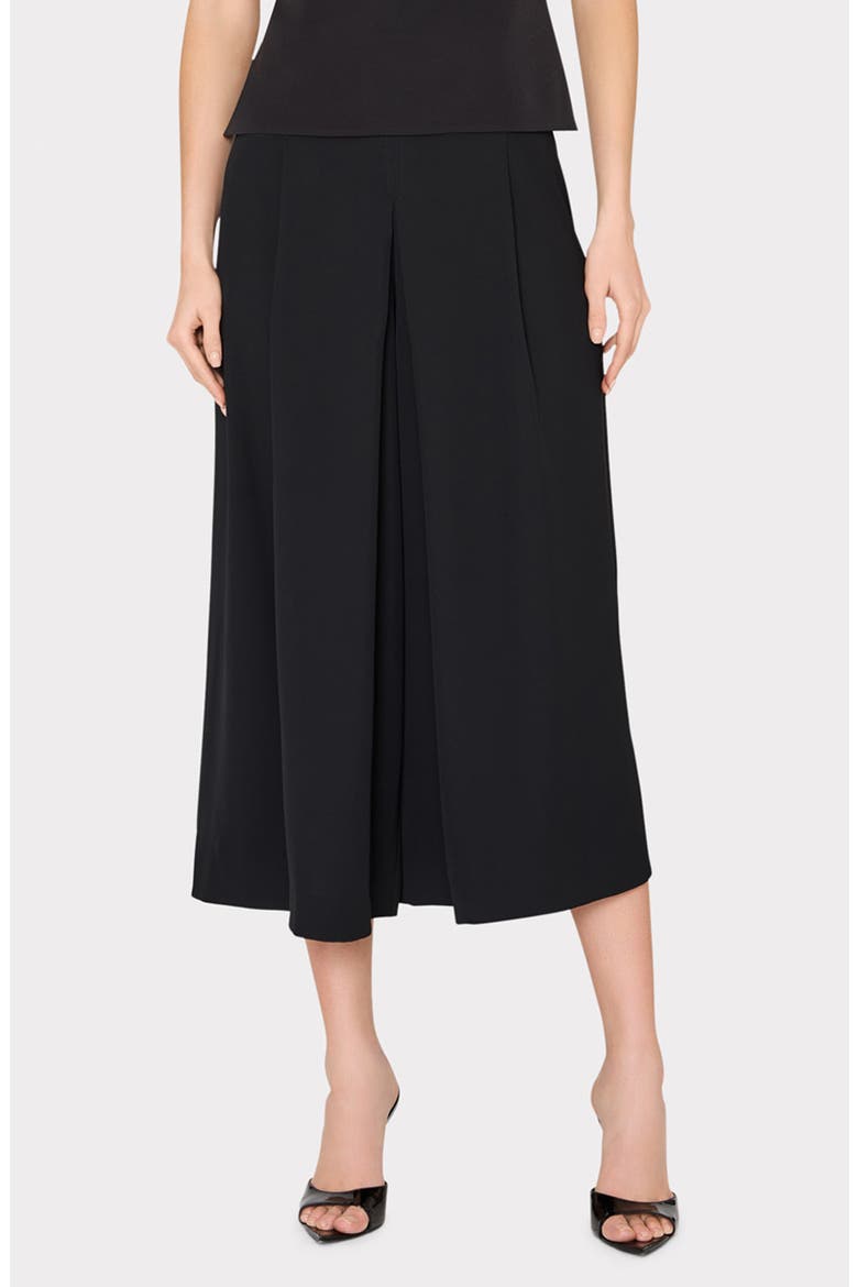 Layla Pleated Culottes, Main, color, BLACK