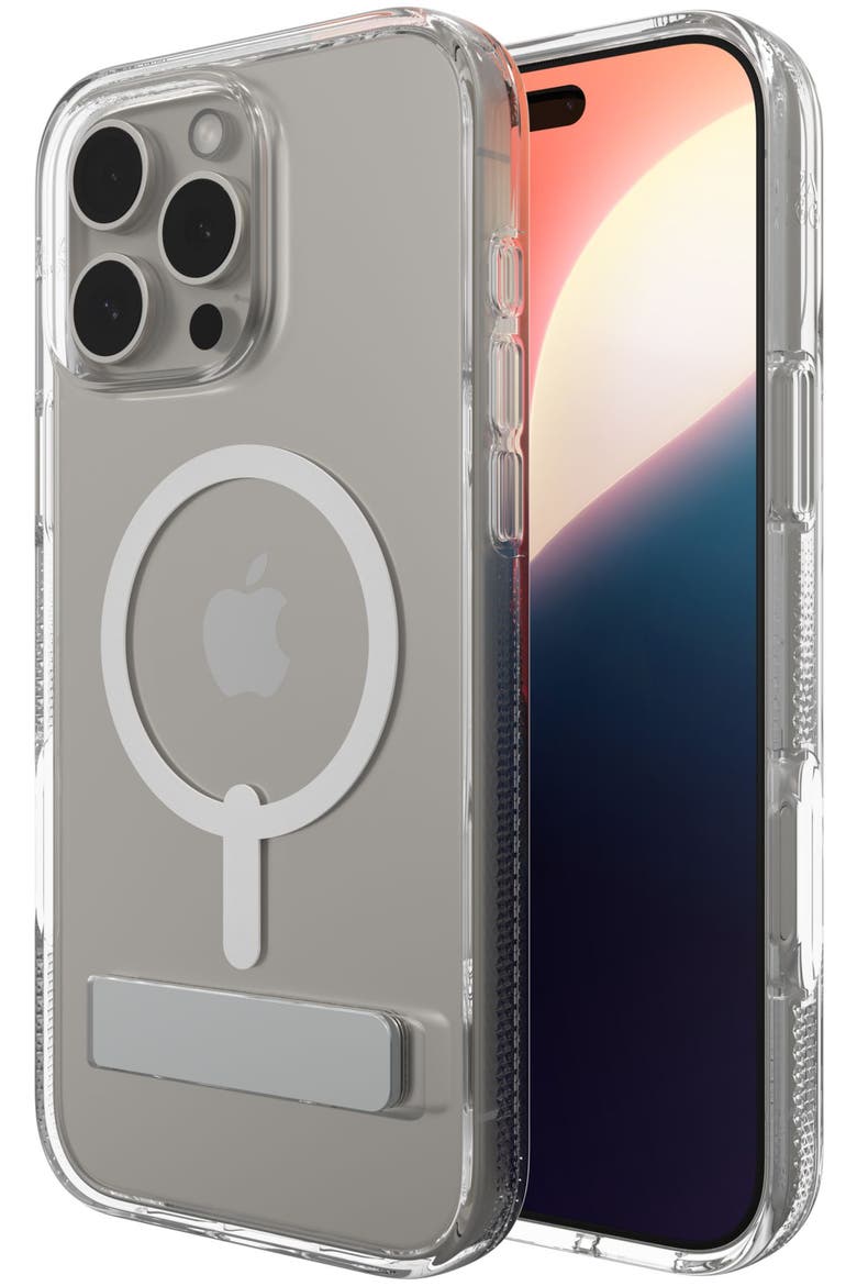 Crystal Palace Snap MagSafe Case with Kickstand for Apple iPhone 16 Pro Max, Main, color, Clear