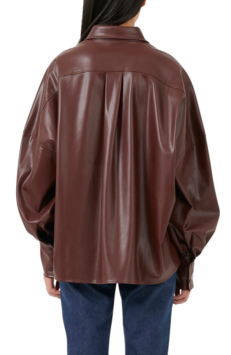 French Connection Etta Faux Leather Jacket, Alternate, color,