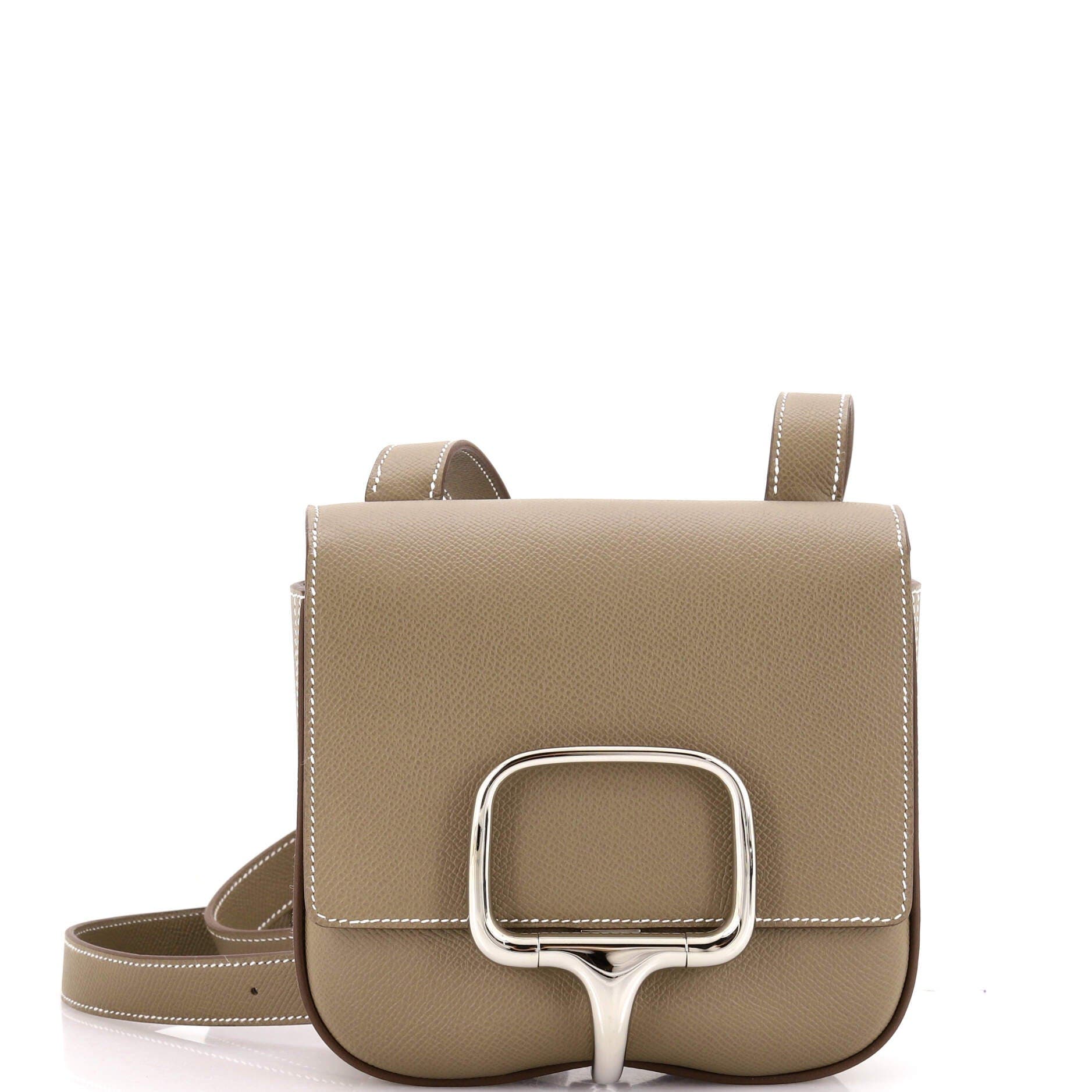 Della Cavalleria Shoulder Bag Epsom Mini, Main, color, Grey