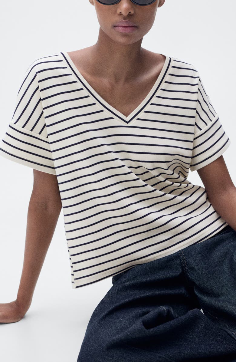 MANGO Stripe T-Shirt, Alternate, color, 