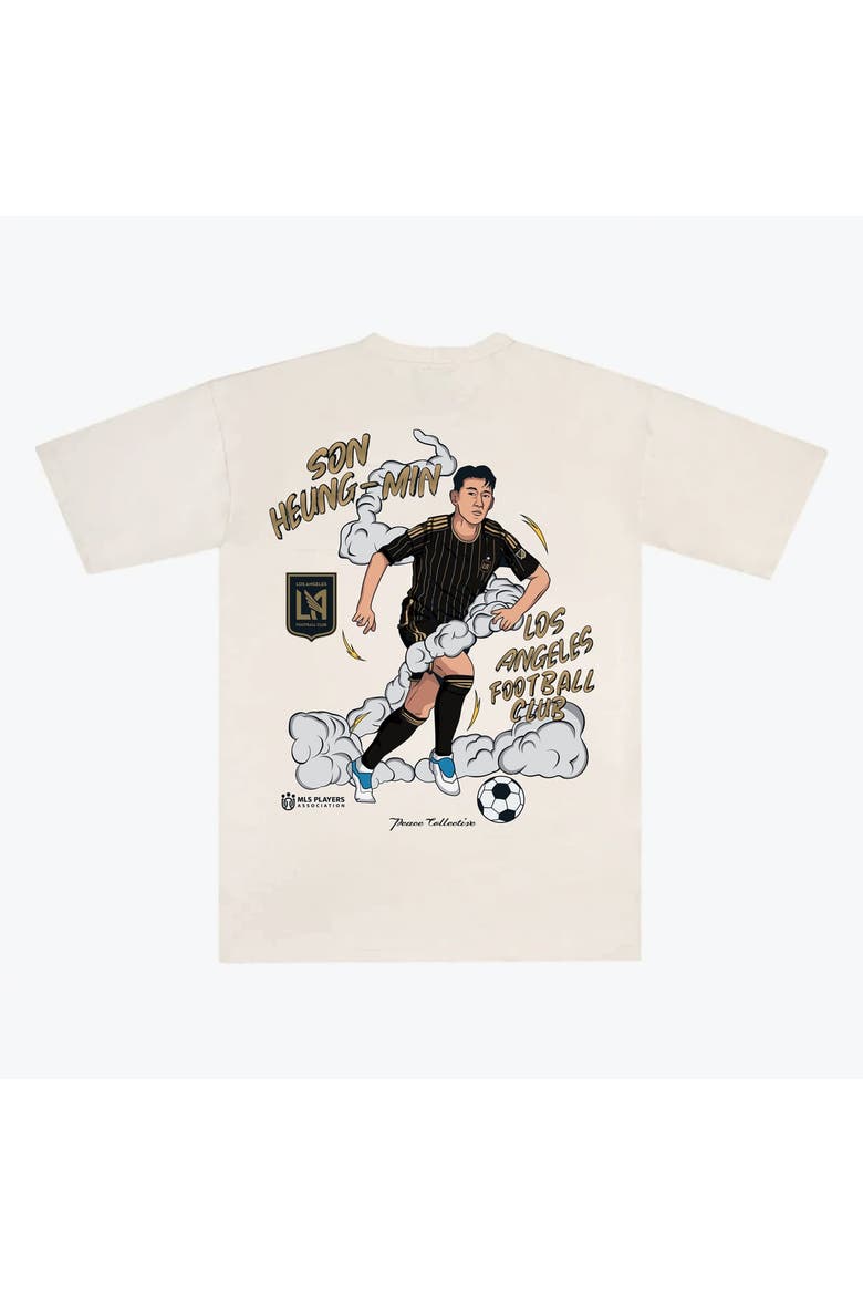 Unisex Peace Collective Son Heung-Min Cream LAFC Player Graphic Premium T-Shirt, Alternate, color, Cream