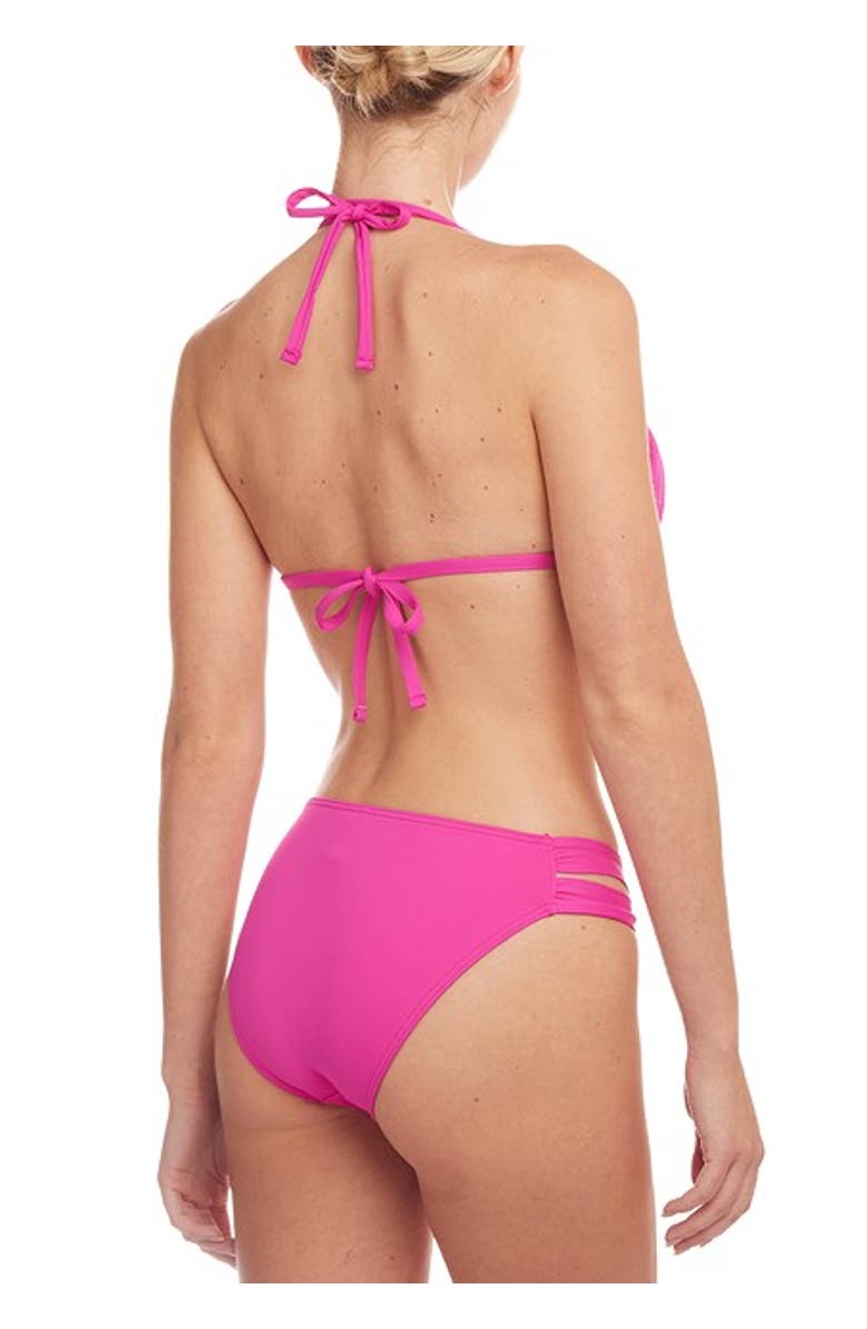 LASCANA Women's Strappy Triangle Bikini Top Size 34C/D, Alternate, color, Pink