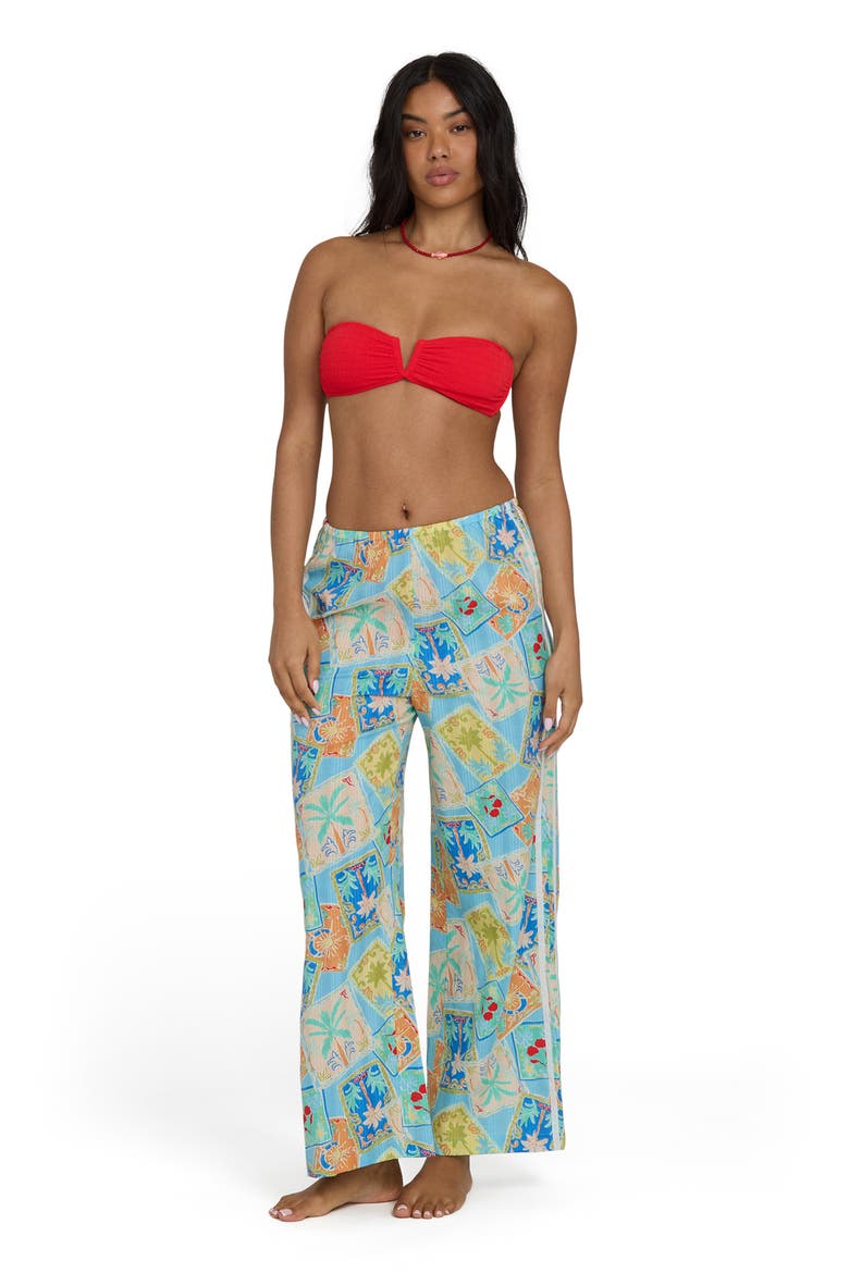 Palm Grove Cotton Straight Leg Pants, Alternate, color, DREAM BLUE