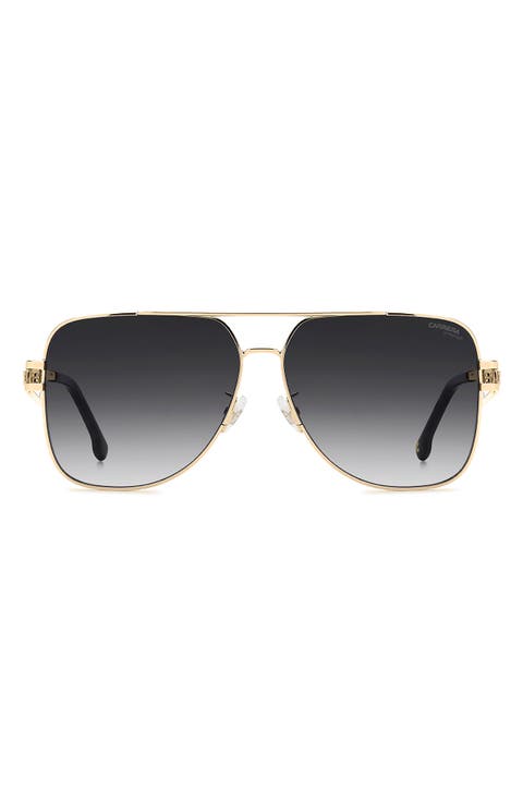 63mm Oversize Square Sunglasses