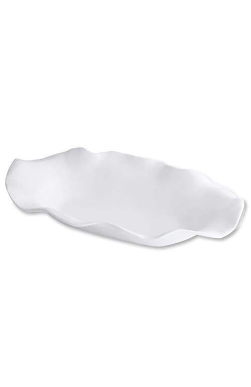 Beatriz Ball Collection Vida Nube Extra Large Oval Centerpiece In White