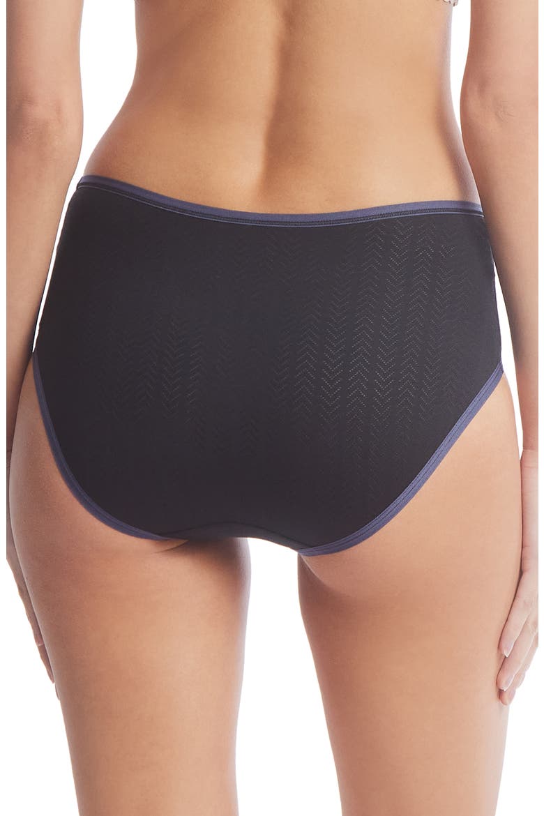 Movecalm High Waist Briefs, Alternate, color, BLACK/ GRANITE