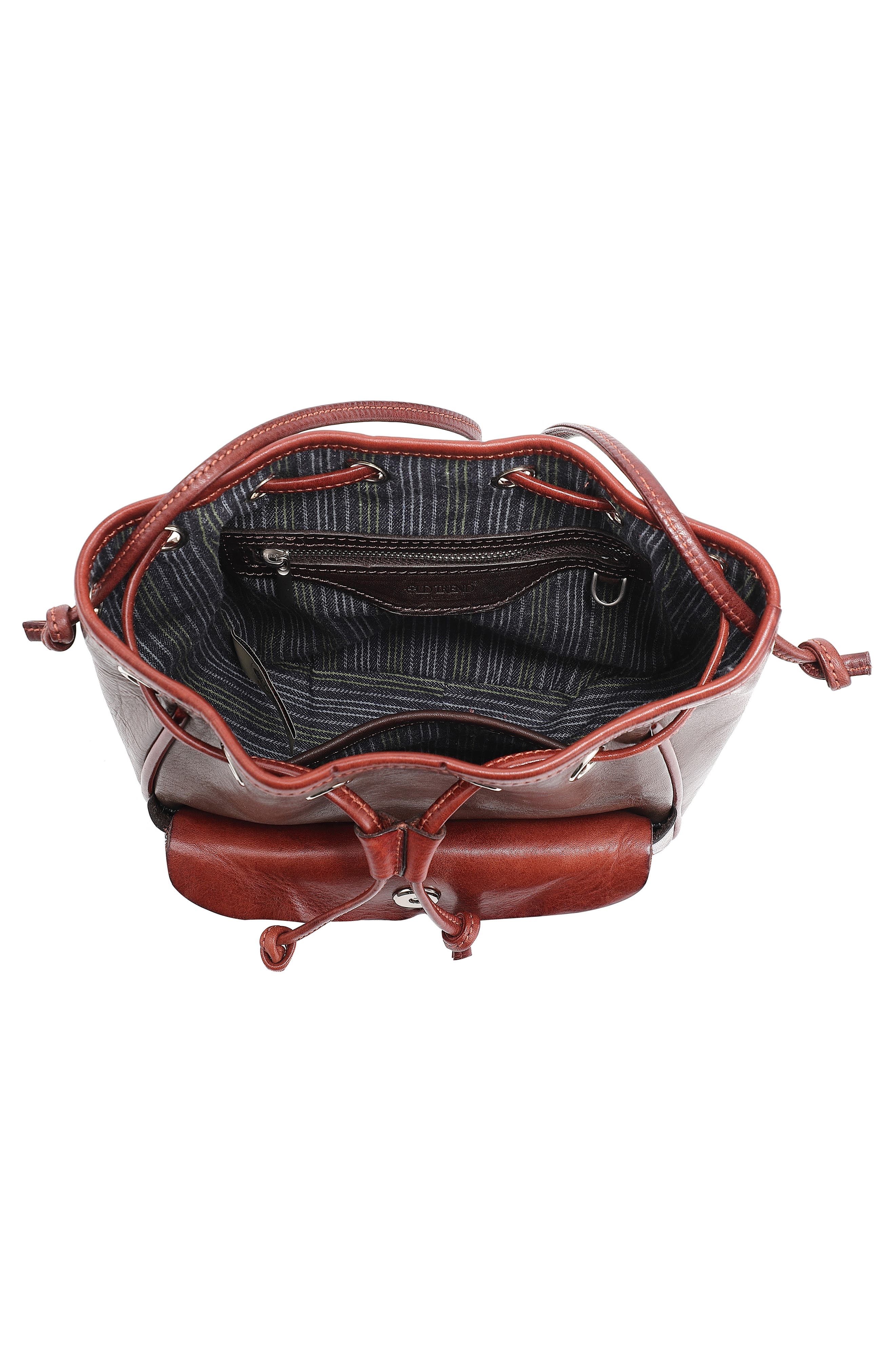 Snapper Crossbody Bucket Bag, Alternate, color, TAUPE