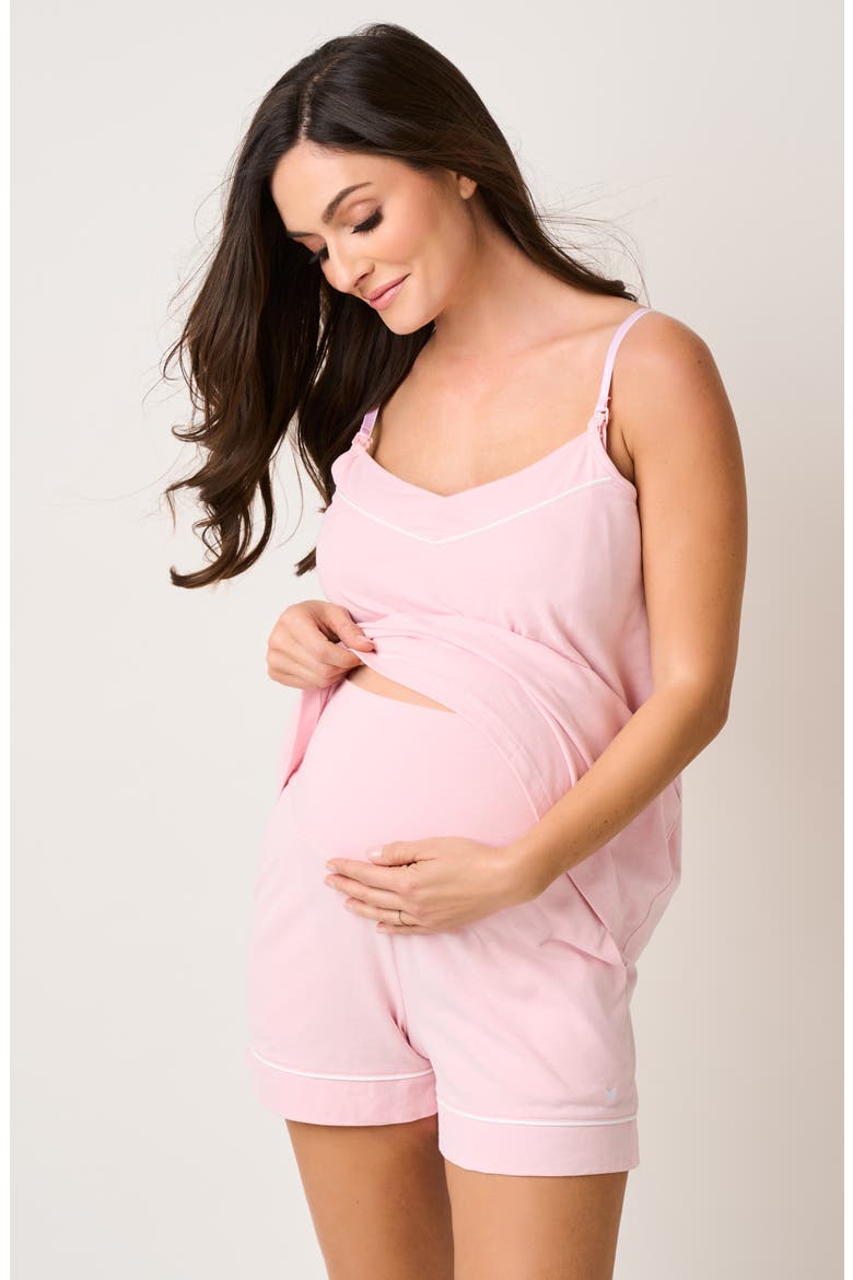 3-Piece Basics Cotton Maternity Set, Alternate, color, PINK