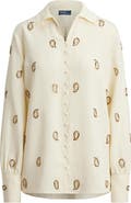 Polo Ralph Lauren Beaded Woven Shirt
