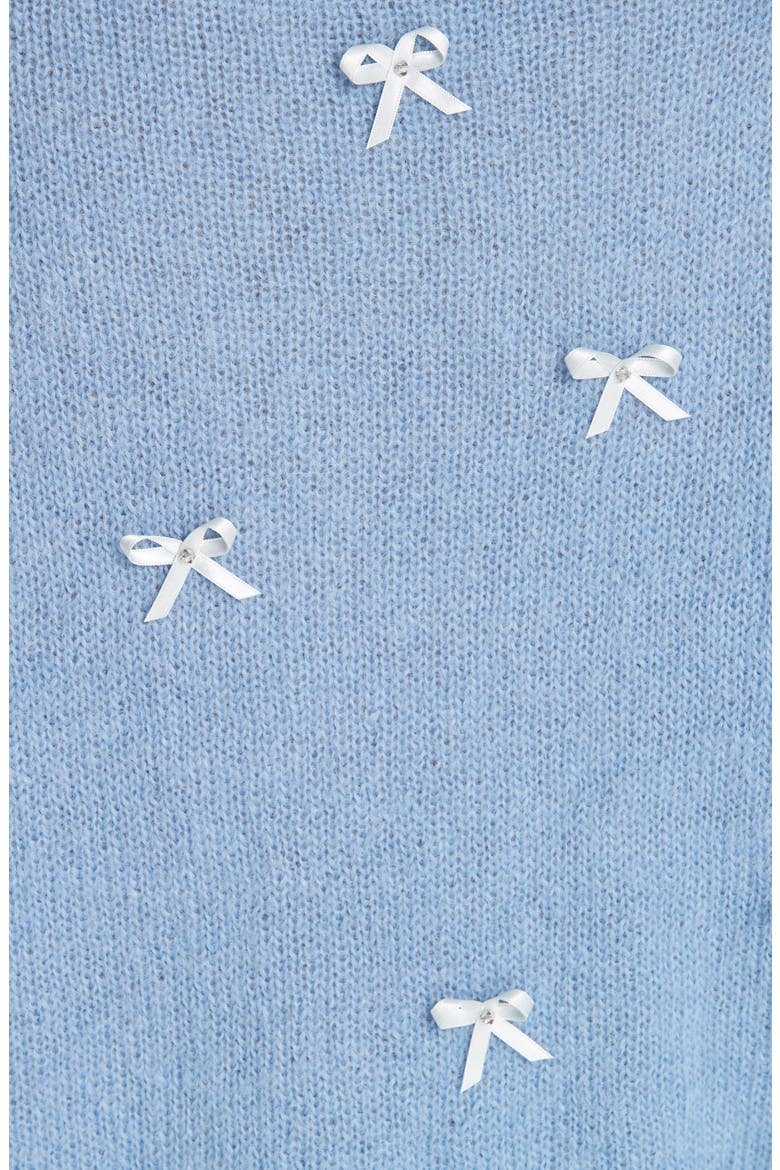 Petit Ribbon Cardigan, Alternate, color, BLUE BLUE