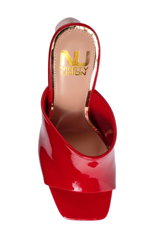 Ninety Union Jloo Slide Pump In Red