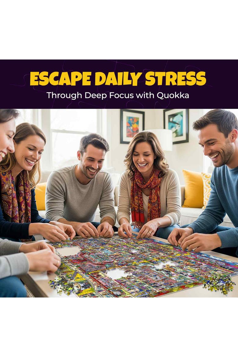 1000 Piece Puzzle for Adults and Teens - Animal Bash, Desert Whirl & Hotel Wildeluxe, Alternate, color, Wildeluxe