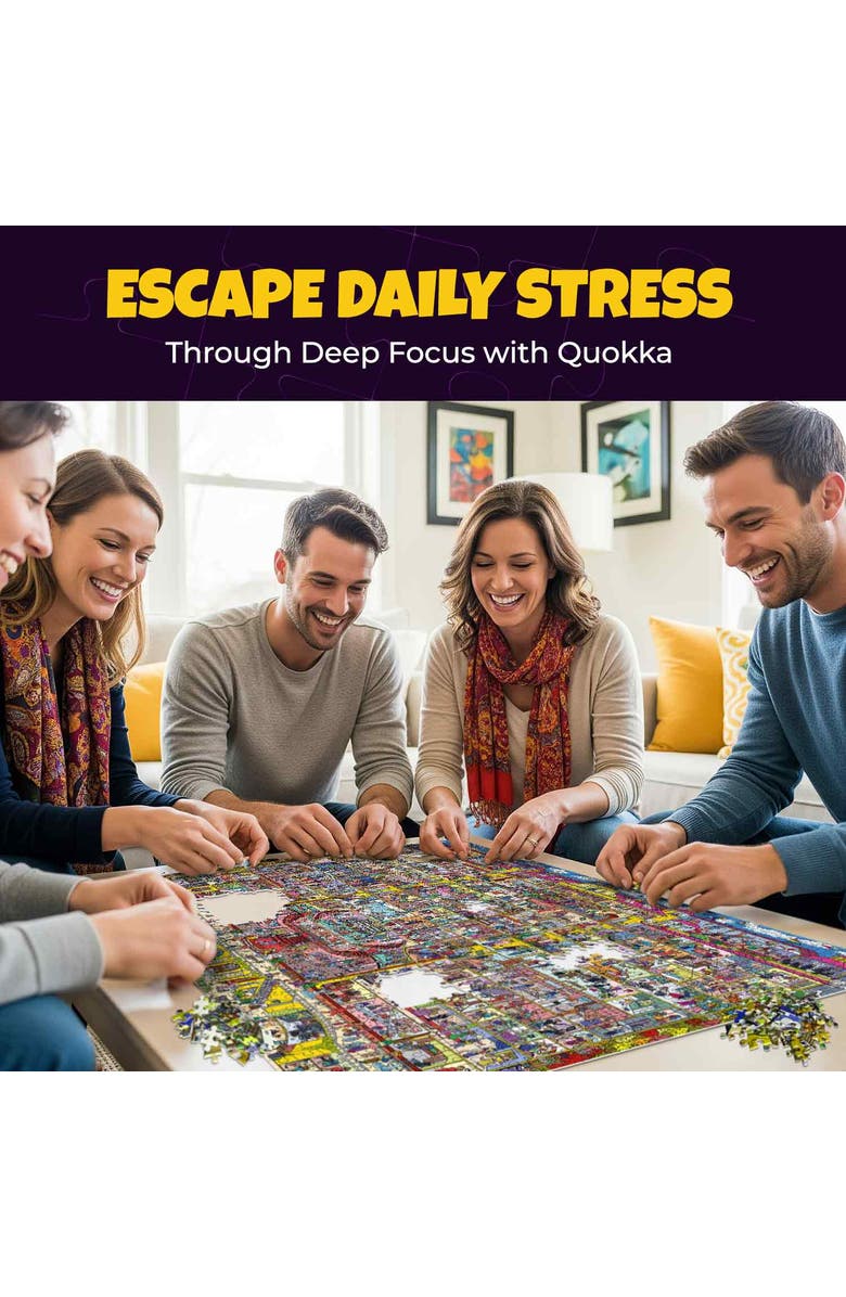 Quokka 1000 Piece Puzzle for Adults and Teens - Animal Bash, Desert Whirl & Hotel Wildeluxe, Alternate, color, Wildeluxe