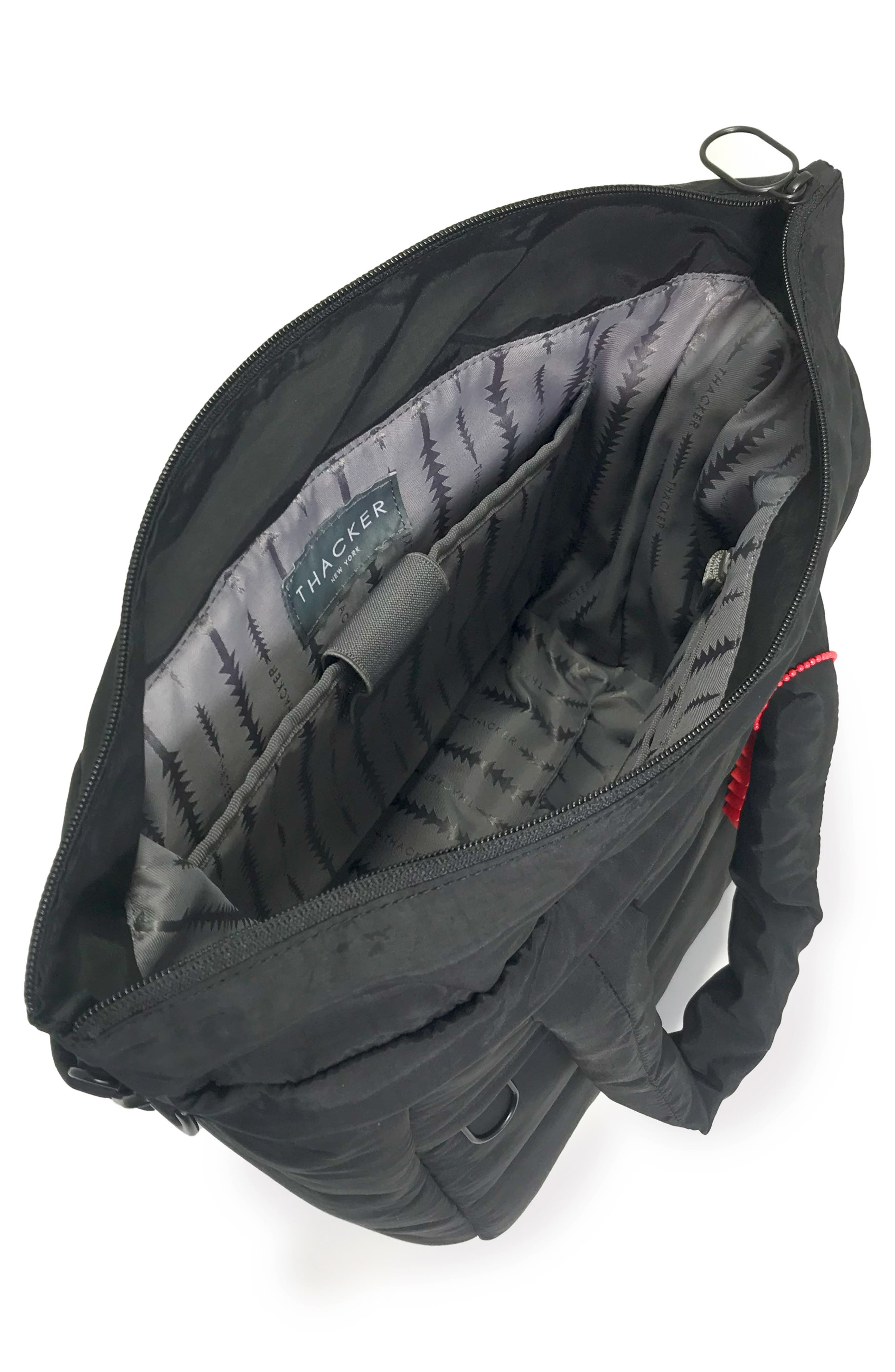 Thacker Quinn Medium Shoulder Bag, Alternate, color, Black