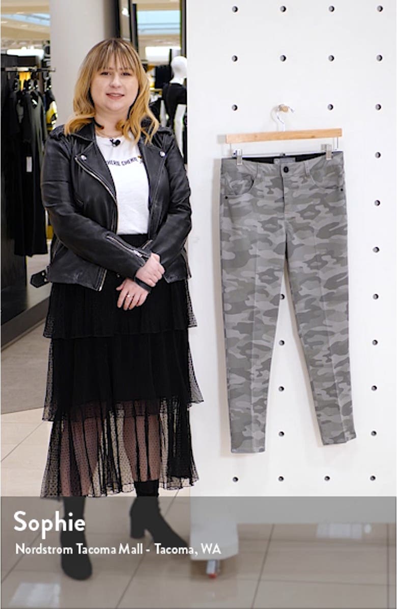 'Ab'Solution High Waist Camo Ankle Pants, sales video thumbnail