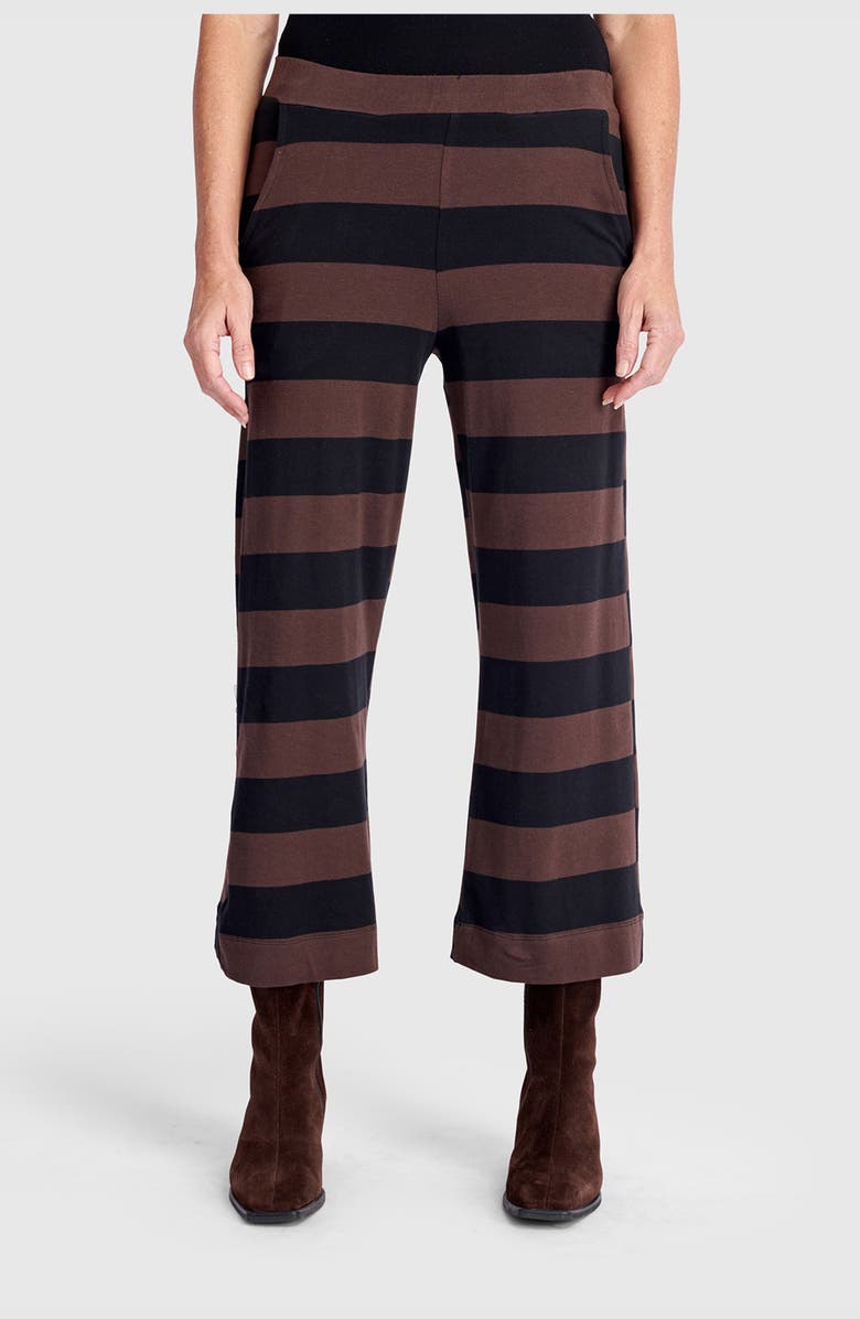 Alembika Retrofit Cropped Pants, Main, color, Brown