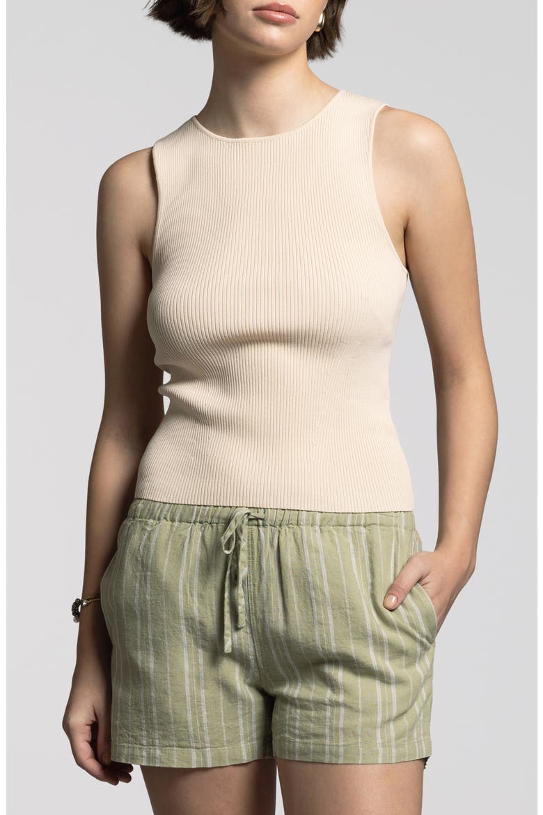 Mina Rib Tank, Main, color, WOOD ASH