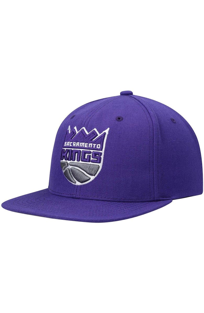 Mitchell & Ness Men's Mitchell & Ness Purple Sacramento Kings Ground 2.0 Snapback Hat, Main, color, Purple